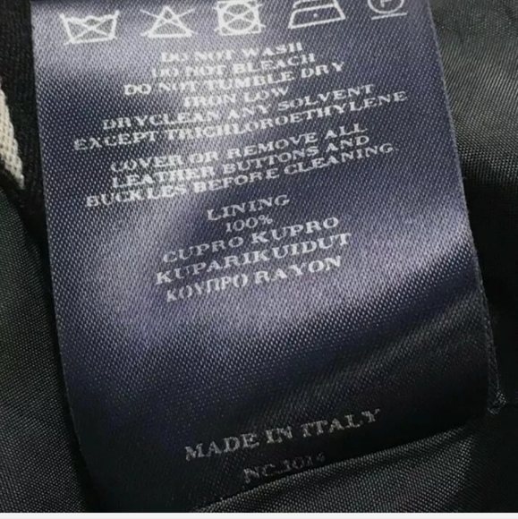 BURBERRY Size 6 VTG Wool Black & White Striped Crop Jacket w/ COA - Picture 9 of 11